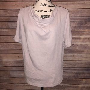 James Perse cowl neck short sleeve